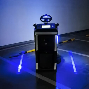 Robot aspirador multiusos con luz de zona azul/roja para seguridad - Product Image 1