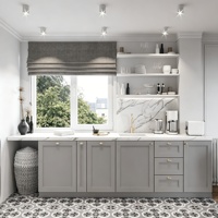Îlot de cuisine sur mesure de luxe, haute qualité, modulaire, laqué, écologique, multifonctionnel, décoration moderne pour la maison, ensemble complet
