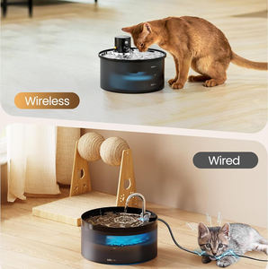 Fuente <span class=keywords><strong>para</strong></span> <span class=keywords><strong>gatos</strong></span> inalámbrica con <span class=keywords><strong>pilas</strong></span>, dispensador automático de agua <span class=keywords><strong>para</strong></span> mascotas, bebederos recargables con Sensor de movimiento múltiple - Product Image 2