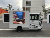 Tricycle avec panneau LED 2,5 mm, 3 mm, 4 mm, écran 3 faces, générateur et prise d'alimentation