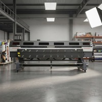 Machine d'impression sur toile éco-solvant PhotoPrint Sai FlexiPrint 3.20, machine d'impression de bannières industrielles avec 2 ou 4 têtes