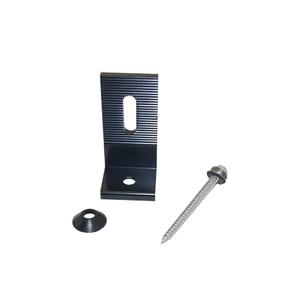 Venta Directa <span class=keywords><strong>de</strong></span> Fábrica Yuens, Placa <span class=keywords><strong>de</strong></span> Montaje en L <span class=keywords><strong>de</strong></span> Acero Inoxidable a Precio Económico, Sistema <span class=keywords><strong>de</strong></span> Montaje Solar con Instalación Rápida en Color Negro - Product Image 5