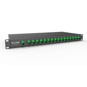 128 Serat Optik DWDM MUX DEMUX Menambahkan Drop Multiplexer Wavelength Division - Product Image 3