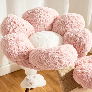 Structure d'escalade élégante et moderne <span class=keywords><strong>pour</strong></span> chat, plateformes moelleuses en forme de fleur, griffoir champignon, tapis de base souple et écologique <span class=keywords><strong>pour</strong></span> mobilier <span class=keywords><strong>pour</strong></span> animaux de compagnie - Product Image 3