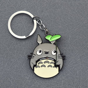 Nuovo Design Anime giapponese personaggio dei cartoni animati <span class=keywords><strong>Totoro</strong></span> metallo Charm portachiavi - Product Image 2