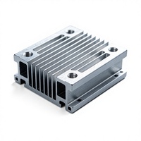 Dissipateur thermique en aluminium sur mesure, radiateur usiné CNC, ailette de refroidissement de précision, dissipateur thermique électronique OEM, composant thermique personnalisé