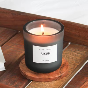 Boîte cadeau élégante AIKUN, <span class=keywords><strong>service</strong></span> personnalisé, bougie aromathérapeutique à combustion longue durée, balcon, détente naturelle, ambiance rafraîchissante, bougie parfumée - Product Image 1