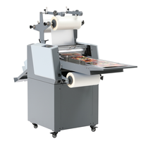 Mesin Laminasi Elektrik Semi Otomatis A3+ 390SEP Dengan Kontrol Layar Sentuh CNC, Pengatur Tekanan & Anti-Kerut