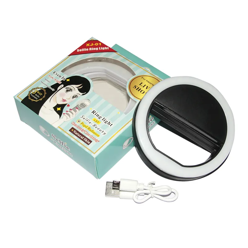 Hot Sale LED Beauty Portable Rechargeable photo Studio fill light makeup Photographic light live selfie led Ring Light