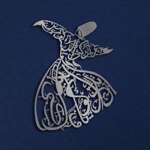 Arte Calligrafica Araba Personalizzata di Mevlana Rumi, Decorazione Murale Islamica, Regalo Musulmano, Arte <span class=keywords><strong>Sufi</strong></span>, Decorazione Darwish - Product Image 4