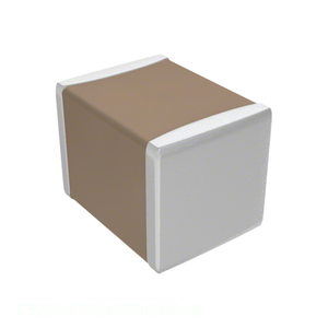 Distributeur agréé CAP CER 3.3UF 100V X7S 1210 Condensateur céramique à montage en surface MLCC C3225X7S2A335K200AB 3.3 uF - Product Image 1