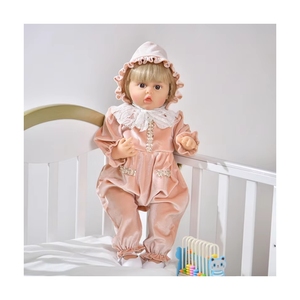 Poupée Bébé Reborn en Silicone et Vinyle de 55 cm, Fille, Cheveux Longs, Haute Qualité, pour Enfants - Product Image 1