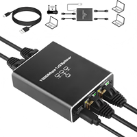 Répartiteur Ethernet Gigabit 1000 Mbps en gros, adaptateur répartiteur réseau LAN RJ45 1 vers 3