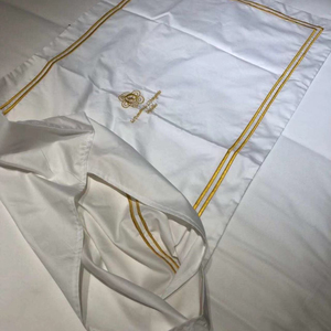 Cotton Color Hotel Luxury Linen Custom Satin <strong>Stripe</strong> <strong>Bedding</strong> <strong>Set</strong> Wholesale - Product Image 1