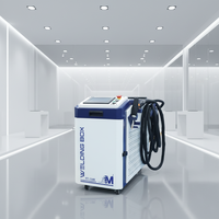 Máquina de Soldadura Láser de Fibra Portátil de Alta Potencia de 3000W, Refrigerada por Agua, para Acero Inoxidable y Aluminio
