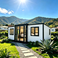 Maison conteneur extensible personnalisée de 20, 30 ou 40 pieds avec salle de bain, deux ou trois chambres, pour villa ou hôtel