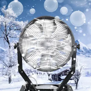CH mesin kepala salju LED 4000W, besar bergoyang untuk pesta pernikahan, mesin pembuat Serpihan salju untuk panggung