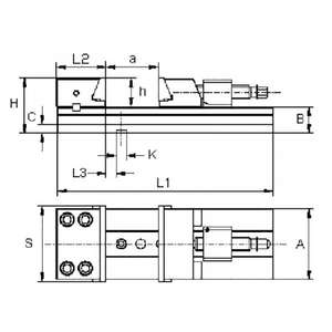 FERVI - M028/175/300 Étau modulaire en acier de haute précision 58-62 HRC - EAN 8012667253974 VISES, PINCES ET CORDES - Product Image 2