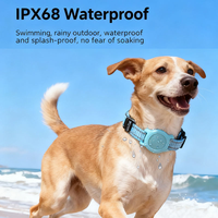 Traceur GPS sans fil étanche IPX6 pour animaux de compagnie avec logo personnalisable, compatible Findmy/Google, dispositif de recherche à distance anti-perte