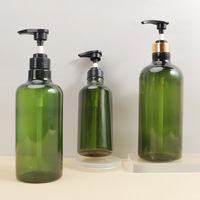 Flacon cosmétique PET de luxe personnalisé en couleur pour shampoing, crème pour le visage, masque facial et poudre libre - Emballage vide 750/500/1000ml