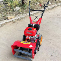 Motoculteur à chenilles double de 9 CV (177F) à moteur essence pour ferme agricole