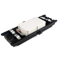 Boîtier de raccordement optique horizontal IP68 24 48 96 fibres, certifié CE RoHS, pour épissure aérienne 3 entrées 3 sorties