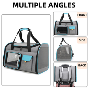 Evcil Hayvan Taşıma Çantası Sıcak Fırsat Yüksek Kalite Dayanıklı Havayolu Onaylı Kedi Çantası Evcil Hayvan Kafesleri Seyahat İçin Taşıyıcı 5050 - Product Image 2