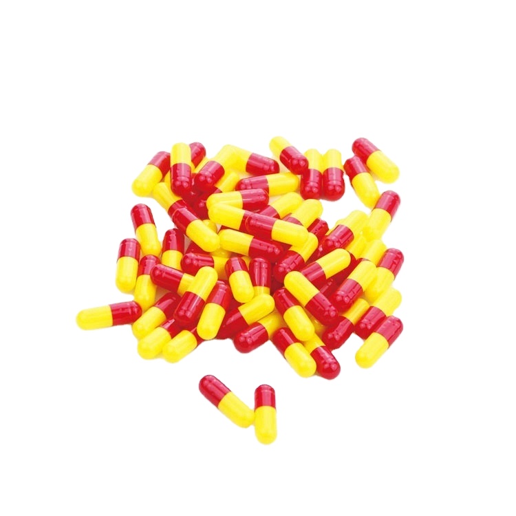 Пустые капсулы Размер 00 #,0 #,1 #,2 #,3 #,4 # твердый желатин фармацевтический желатин высшего качества зеленые и белые Пользовательские цвета CN;SHX PF