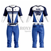 Tenues d'équipe sportive, ensembles de maillots et pantalons de baseball, sur mesure, haute qualité, short 100% polyester, uniforme de baseball, faible MOQ, couleurs personnalisées