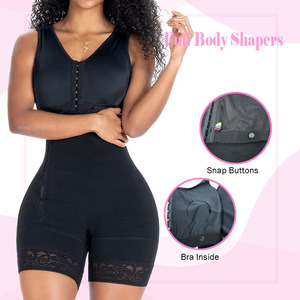 Fagas Colombianas Post Opération Fermeture Éclair Latérale Body Shapewear Haute Compression Stage 2 Faha Tummy Control Body Shaper - Product Image 2