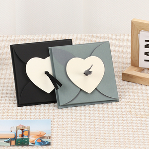 Álbum DE <span class=keywords><strong>FOTOS</strong></span> plegable con logotipo personalizado al por mayor, <span class=keywords><strong>Polaroid</strong></span>, papel deslizante tirado a mano, graduación, cumpleaños, bebé, foto de memoria familiar - Product Image 6