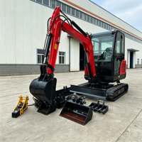 Mini-excavatrice YUNTU 3,5 tonnes, fournisseur de mini-pelles sur chenilles, service après-vente gratuit, mini-excavatrice agricole