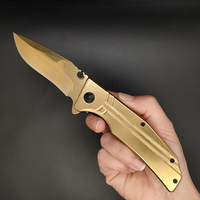 Couteaux pliants en acier inoxydable, vente en gros, très demandés, pour la survie, le camping en plein air, couteaux DIY, personnalisation couleur/logo OEM