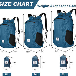 Échantillon gratuit Fabriqué en usine, léger et robuste, ce sac à dos de camping pliable est parfait pour les voyages et la randonnée. - Product Image 5