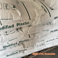 JH102-1 Granulés de PVC souple rigide, qualité injection pour semelles de chaussures et tuyaux de drainage, matériau dur, flexible, résistant à l'usure et à fort impact, Chine