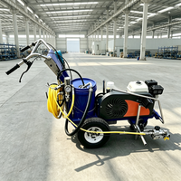 Équipement de marquage routier à fusionner avec une portée de 60 m pour le traçage de pistes d'aéroport à grande échelle