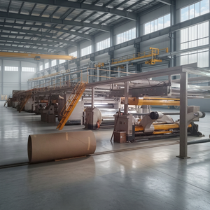 Línea de Producción de Cajas de Cartón Corrugado, Totalmente Automática, Máquina para Fabricar Cartón de 3, 5 y 7 Capas/Planta Automática de Cartón Corrugado - Product Image 1