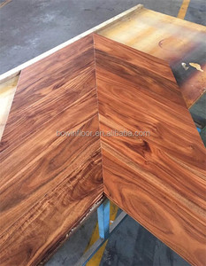 Meilleur <span class=keywords><strong>prix</strong></span> Plancher de bois franc en usine en Chine <span class=keywords><strong>parquet</strong></span> en bois d'acacia rougeâtre T & G <span class=keywords><strong>parquet</strong></span> à chevrons pour le salon - Product Image 2