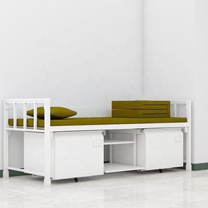 Lit superposé double robuste pour école Glory Merge, lit à deux étages en métal, lit superposé en fer, lit superposé double pour école - Product Image 5