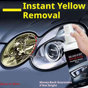 Líquido Profesional para Restauración de Faros de Coche, Químicos Diarios para Detallado Automotriz con Función de Eliminación de Amarilleo y Arañazos, Color Amarillo - Product Image 4