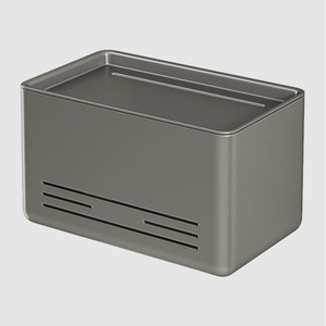 Portarrollos de Papel Higiénico de Pared Youdin, Aluminio Rectangular, Sin Perforaciones, Impermeable, Estante de Almacenamiento para Baño - Product Image 5