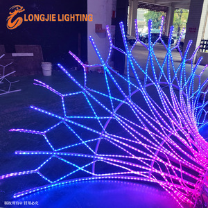 H:6.0M High Quality Standard RGBW Color Changeable Christmas <strong>Tree</strong> 3D <strong>LED</strong> Motif Light - Product Image 3