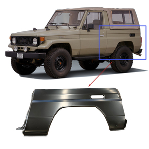 Pièces de carrosserie en métal de rechange, panneau latéral d'aile arrière gauche pour land cruiser BJ73 FJ73 <span class=keywords><strong>HZJ73</strong></span> - Product Image 2