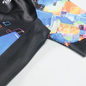 Maillot de cyclisme personnalisé vierge pour sublimation, entièrement personnalisable avec col, tissu et impression de logo, pour coopération entre marques sportives - Product Image 5