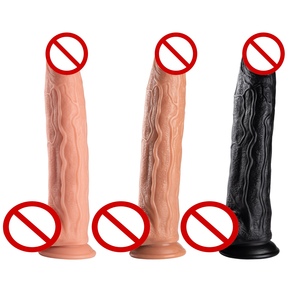 Süper büyük kalın PVC Cyber cilt vantuz yapay <span class=keywords><strong>Penis</strong></span> yumuşak büyük seks oyuncak <span class=keywords><strong>Penis</strong></span> - Product Image 3