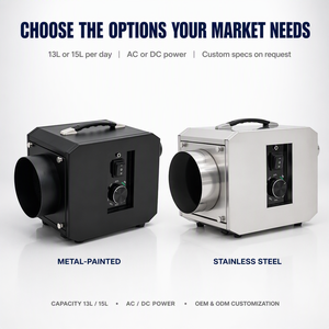 GreeenfyJJPRO Nuevo 13L 15L Baja Temperatura -30 ° C a 52 ° <span class=keywords><strong>Deshumidificador</strong></span> Desecante Portátil Certificado por C CE ETL para el Hogar y Embarcaciones - Product Image 3