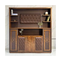 Bureau de travail en bois massif ergonomique avec grand plateau et tiroir de rangement pour bureau à domicile ou poste de travail de direction