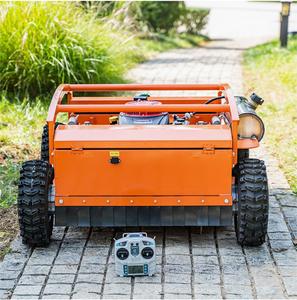 Cortadora de Césped Robótica a Gasolina de Cuatro Tiempos con Ruedas y Control Remoto de Giro Cero, Nuevo Diseño 2025, para Huertos y Campos de Cultivo - Product Image 5