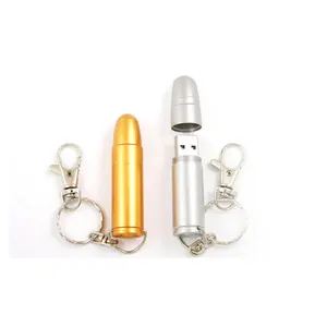 Bullet Shape USB 2GB 4GB 8GB custom usb flash drive 3.0 2.0 16GB metal mini pendrive 32gb 64gb