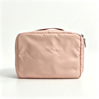 Trousse de Toilette Carrée Durable pour Femme, Imperméable et Portable, Organisateur de Maquillage et Soins de la Peau